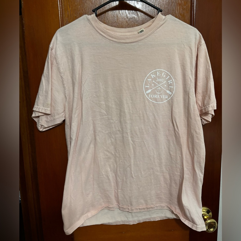 Lakegirl Pink T-Shirt - Small